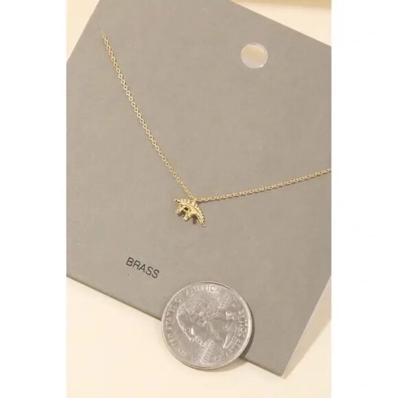 ($7) Stegosaurus Pendant - Picture 3 of 3